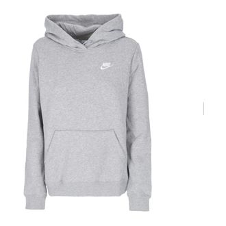 Nike Sportswear Club Fleece Hoodie - Dames - Sportshirts - Grijs - 2XS - Katoen - Fitness
