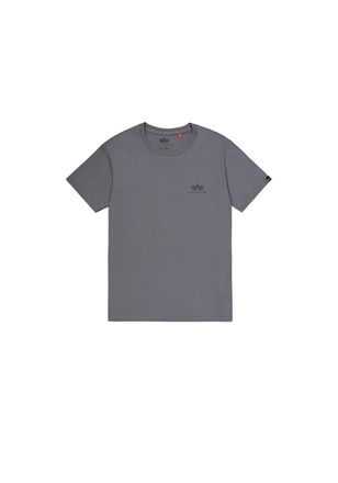 Alpha Industries T-Shirt ALPHA INDUSTRIES Basic T-Shirt SL, Herren, Gr. XXL, schwarz (grauschwarz, schwarz), Obermaterial: 100% Baumwolle, Shirts T-Shirt