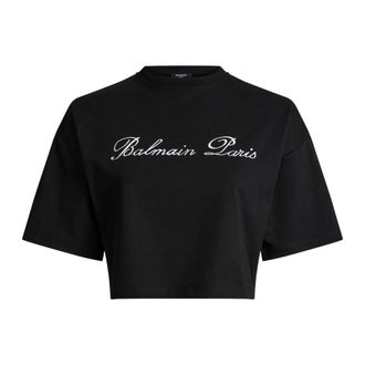 Balmain Mujer, Camisetas, Negro, Talla: L