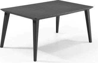 Allibert Allibert - Keter Mesa Jard&iacute;n Exterior Terraza Resina Lima 160 Cm Grafito Anxpxal Cm 157x98x74