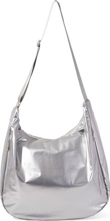 Baggallini Swift Hobo Crossbody in Silver Metallic at Nordstrom