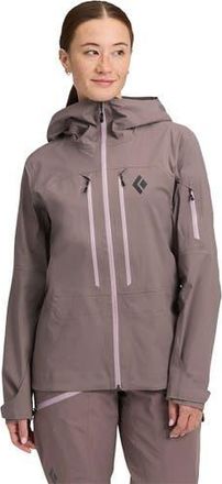 Black Diamond Recon Lt Shell Jacket - Womens in Dark Mauve at Nordstrom, Size X-Large