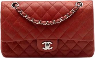 Chanel Borsa a spalla Pre-owned Double Flap - - Pre-owned - Donna - Rosso - ONE SIZE