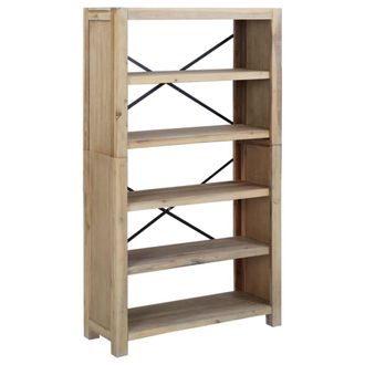 vidaXL Estanter&iacute;a De 5 Nieveles Madera Maciza De Acacia 80x30x140 Cm Vidaxl