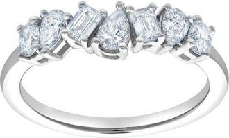 LuvMyJewelry Rhaenyra 14K Gold Lab Grown Diamond Ring - 1 Ct in 14K White Gold at Nordstrom, Size 7