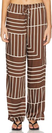 Rails Damani Pants In Brown Line Art