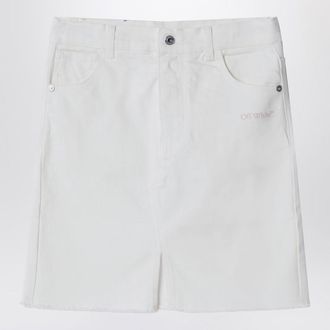 Off-white White skirt with Arrow motif