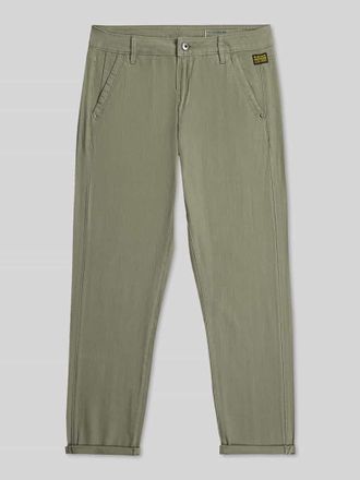 G-Star G-Star RAW Straight Fit Chino aus reiner Baumwolle in Khaki, Gr&ouml;&szlig;e 24/30