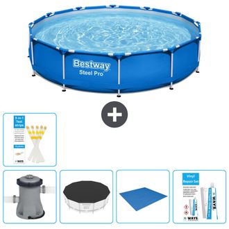 Bestway Piscina Bestway Steel Pro Redonda - 366x76 Cm - 8-piezas S22748