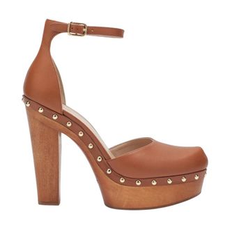 Chlo&eacute; Pumps met hak - Dames - Pumps - Bruin - 40 EU - Leer - Schoenen