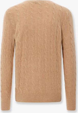 Polo Ralph Lauren Mens Sweater Wool-Cashmere Beige
