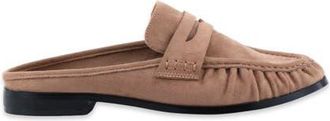 Shushop Tuscany Flat Mule in Tan Suede at Nordstrom, Size 8.5