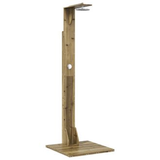 vidaXL Ducha Exterior 214,5 Cm Natural Vidaxl