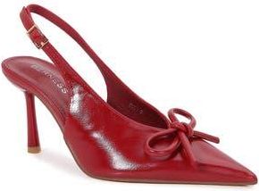 Berness Edda Pointed Toe Slingback Pump in Wine at Nordstrom Rack, Size 8.5
