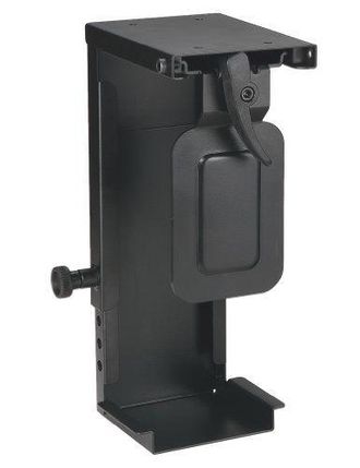 Bigbuy Value Soporte Para Mini Pc Negro Ajustable Escritorio