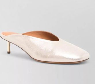 Forte_Forte leather mules