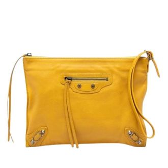 Balenciaga Pre-owned Cross Body Bags, female, Yellow, Size: ONE SIZE Pre-owned Vintage Clutch