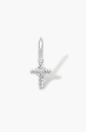 Yoj Spiro Hoop Single Maxi Earring in Silver at Nordstrom