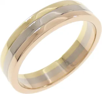 Cartier Pink Gold White Gold Yellow Gold Yellow Gold (18K) Pink Gold (18K) White Gold (18K) Band Ring (Pre-Owned)