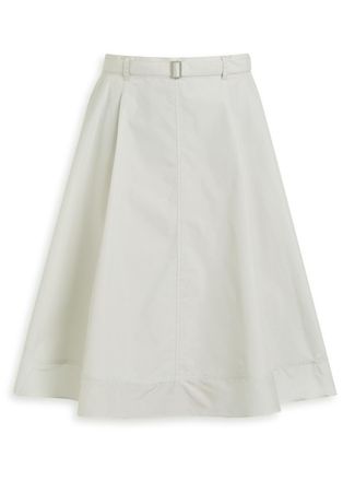 3.1 Phillip Lim Flounce Cotton-blend Midi Skirt - Light Grey - 6 (UK10 / S)
