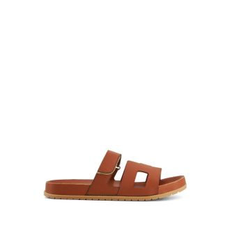 Andrea Womens Casual Flat Sandal In Honey