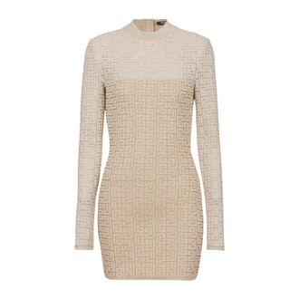 Balmain Mujer, Vestidos, Marr&oacute;n, Talla: M
