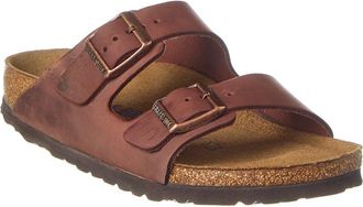 Birkenstock Womens Arizona Oiled Nubuck Narrow Sandal