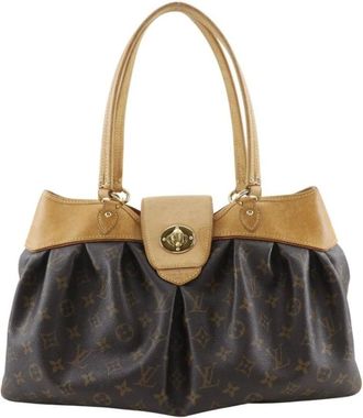 Louis Vuitton Pre-owned Shoulder Bags, female, Brown, Size: ONE SIZE Pre-owned Elegant Top Handle Bag with Turn Lock Closure and Refined Design