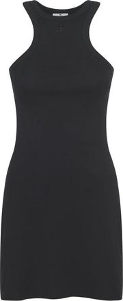 Courr&egrave;ges Jersey Mini Jurk - Dames - Korte kleedjes - Zwart - L - Katoen - Kleedjes