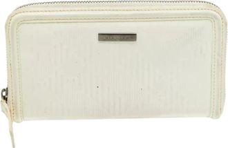 Burberry Pre-owned Wallets, female, White, Size: ONE SIZE Pre-owned Vintage Wallet