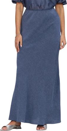 Moss Copenhagen Rokken, Dames, Blauw, M, Mschviana Ginia Rok