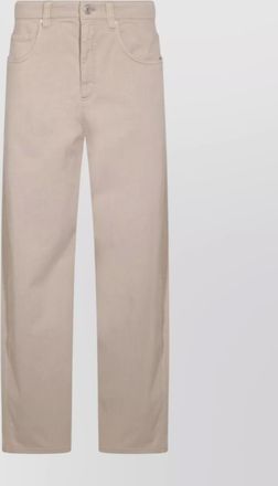 Brunello Cucinelli denim straight-leg jeans