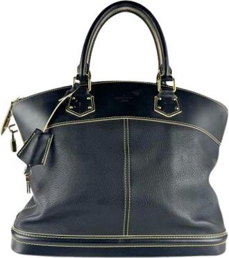 Louis Vuitton Pre-owned Handbags, female, Black, Size: ONE SIZE Pre-owned Vintage Leather Handbag