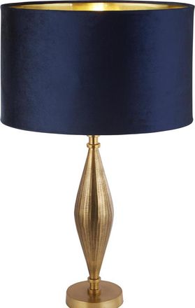 Searchlight Elegante Design Tischlampe Rye ø 50 x 70 cm, Königsblau