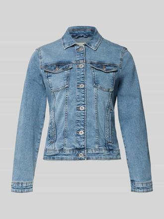 Tom Tailor Slim Fit Jeansjacke aus Baumwoll-Mix in Jeansblau, Gr&ouml;&szlig;e XXL