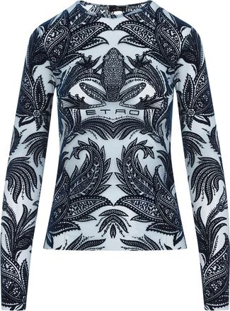 Etro Etro Womens Tulle Top - White Nylon - Size EU 34 (Womens)