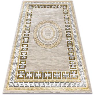 RugsX Rugsx - Bliss Z205az127 Alfombra Crema / Dorado - Marco, Griego, Moderna, Estructural Beige 180x270 Cm