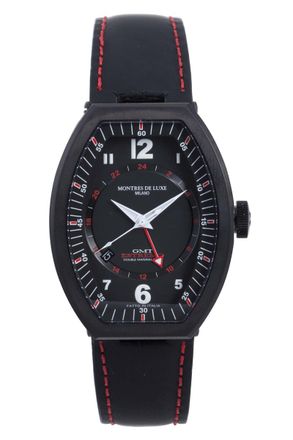 Montres de Luxe mens estremo black watch Leather - One Size