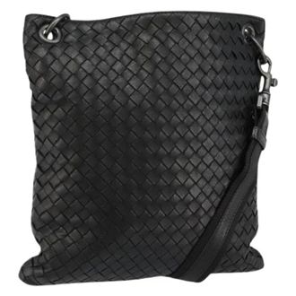Bottega Veneta Pre-owned Vintage Schoudertas - Dames - Pre-owned - Zwart - Maat: ONE Size Leer