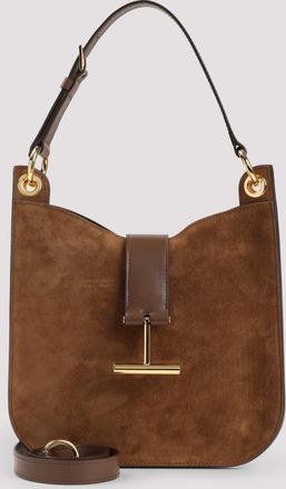 Tom Ford Brown Tara small shoulder bag