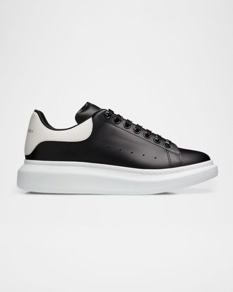 Alexander McQueen Men & apos;s Leather Oversized Sneakers