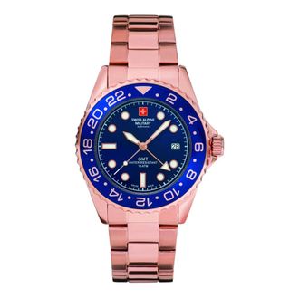 Swiss Alpine Military Mens Watch 7052.1165 - unisex - Swiss Alpine Military - Watches - Blue - ONE SIZE - Accessories