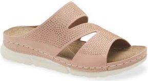 Eddie Marc Randa Slide Sandal in Pink at Nordstrom Rack, Size 11