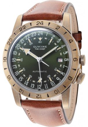 Glycine GL0413 Mens Airman Watch - Brown - One Size