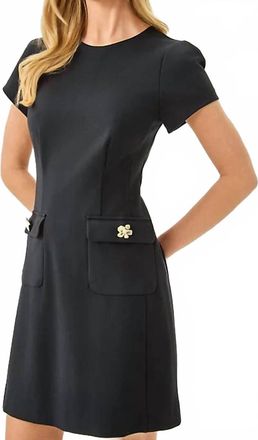 Lilly Pulitzer Womens Fallon Dress In Noir