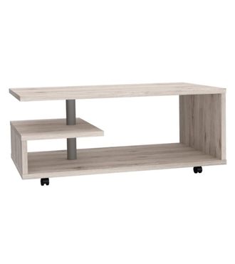 Home Heavenly Mesa centro con revistero color roble arena