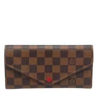 Louis Vuitton Portafoglio Pre-owned in tela rivestita - - Pre-owned - Donna - Marrone - ONE SIZE