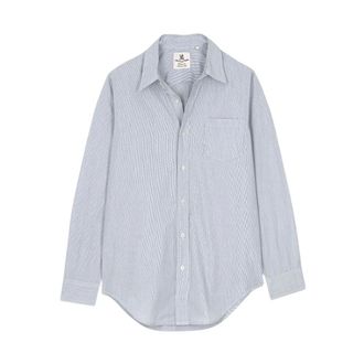 Denimist Shirts, female, Gray, Size: 2XS Boyfriend Shirt