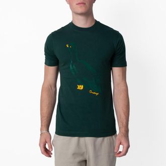 Burberry Duck Print Cotton Jersey T-Shirt, Size XX-Small