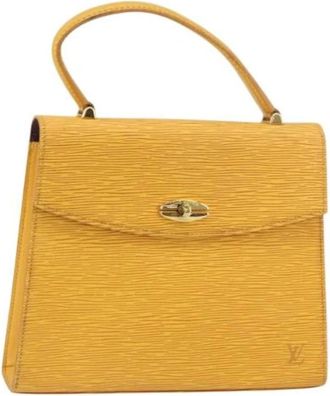 Louis Vuitton Pre-owned Handbags, female, Yellow, Size: ONE SIZE Pre-owned Vintage Handbag